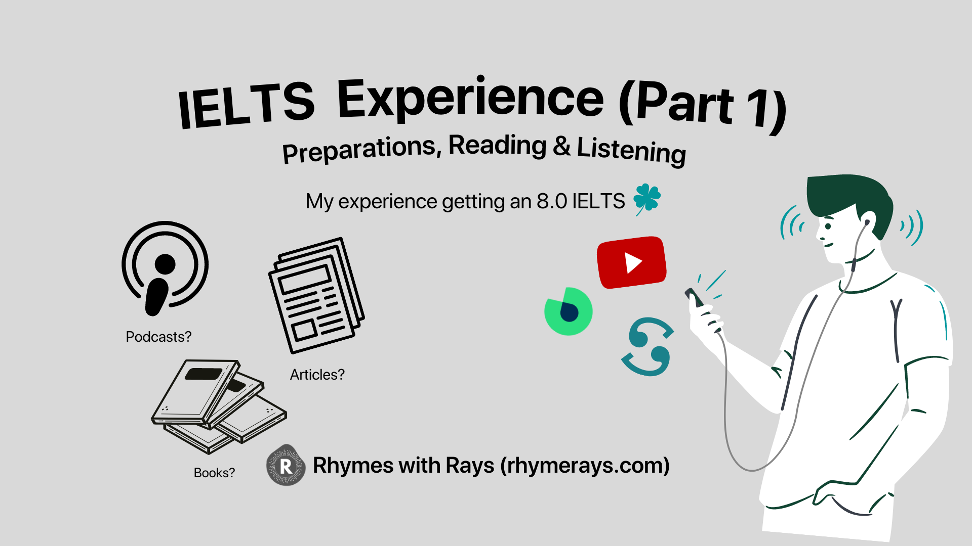 #004 IELTS Experience (Part 1) - Preparations, Reading & Listening