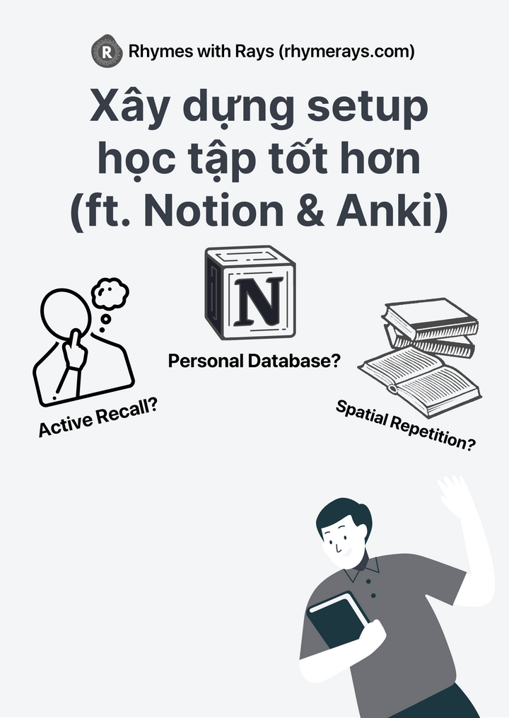 #002 Xây dựng setup học tập tốt hơn (ft. Notion & Anki)
